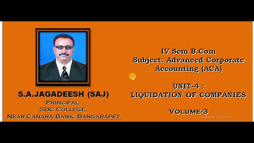 Liquidation of Companies - Volume -3