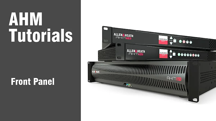 AHM System Manager - Front Panel