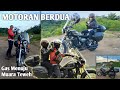 Motoran berdua isteri keluar kota  mumpung mau naik motor