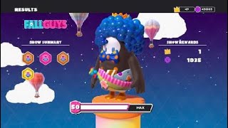 Fall Guys: finaly i won button  basher royale