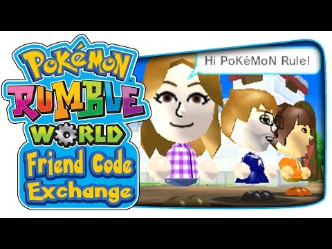 Pokémon Rumble World - Official Friend Code Exchange!