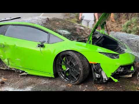 Twin-Turbo Huracan користувача YouTube зустрівся з деревом, і дерево перемогло