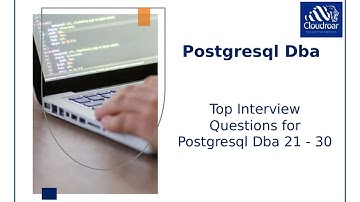 Top 10 Postgresql Dba Interview Questions and Answers For 2025 | Part 23
