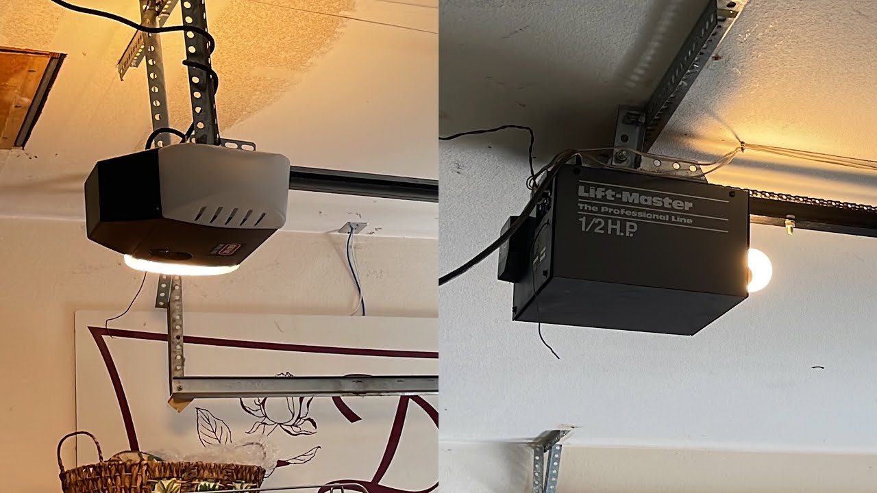 liftmaster-1256-and-genie-7055-quick-run-youtube