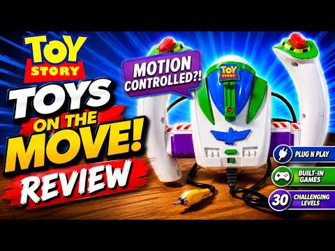 Toy Story: Toys On The Move! Plug & Play Review | All 3 Games Tested! | Motion Controlled?!