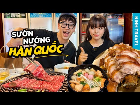 Du lịch Hàn Quốc ăn SƯỜN NƯỚNG BBQ siêu đắt cùng fan, chân giò hầm Jokbal (Tập 6) 2023 Mới
