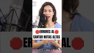 Errores al cantar notas altas. Cómo CANTAR sin forzar la voz. Clases de canto. Natalia Bliss #canto