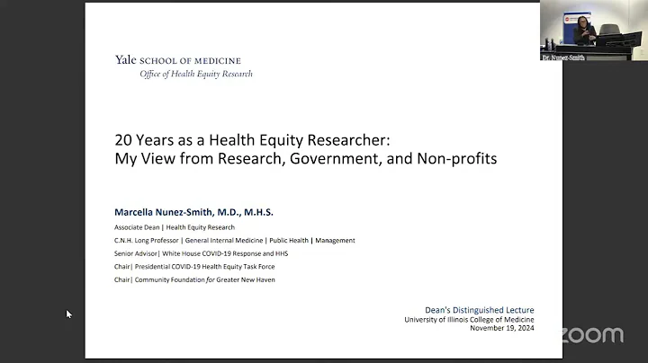 Dean's Distinguished Lecture: Marcella Nunez-Smith, MD, MHS