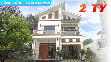 Nâng Tầm Không Gian Sống Với Mẫu Biệt Thự 2 Tầng Mái Lệch  Giá 2TỶ Tại TP Sông Công Tỉnh Thái Nguyên