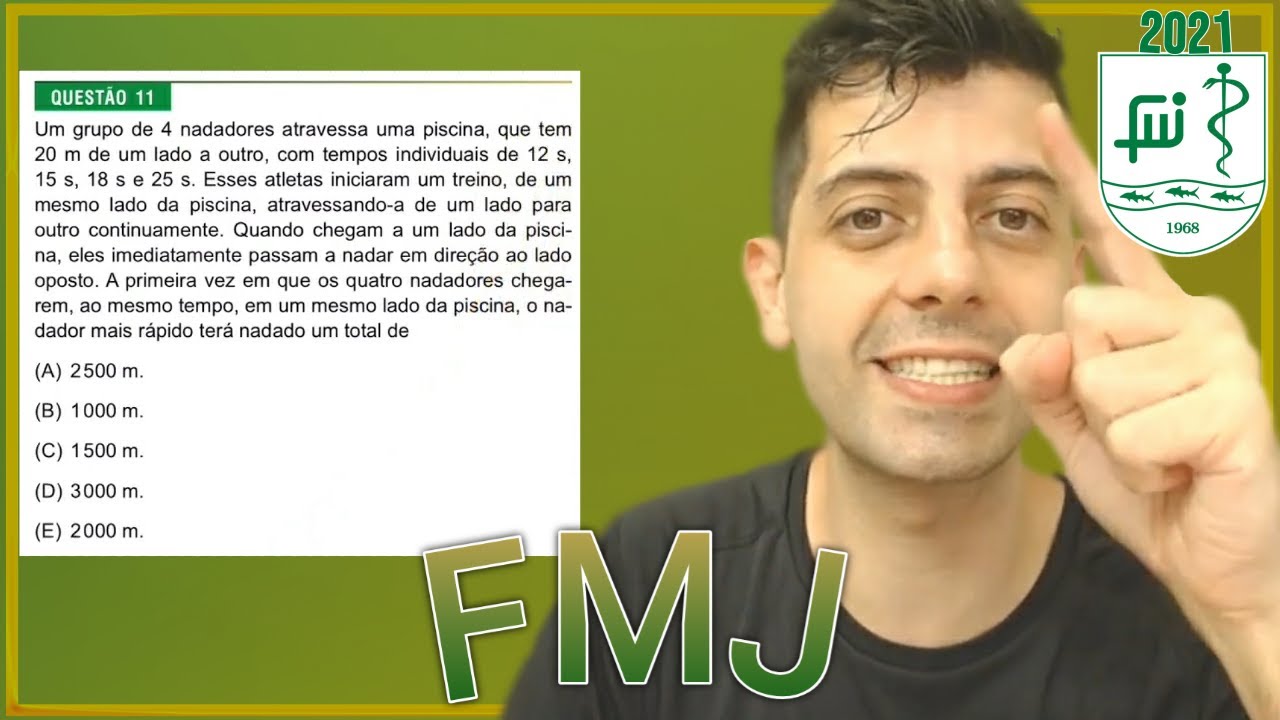 FMJ 2021 - Q11 Mat - Um grupo de 4 nadadores atravessa