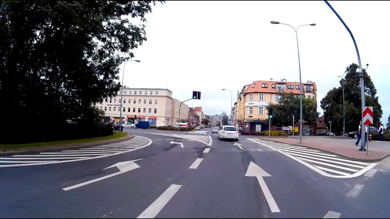 Olsztyn. Jazda po rondzie Bema po zmianach