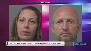 Two people arrested after sexual assault investigation involving a child in Steuben County