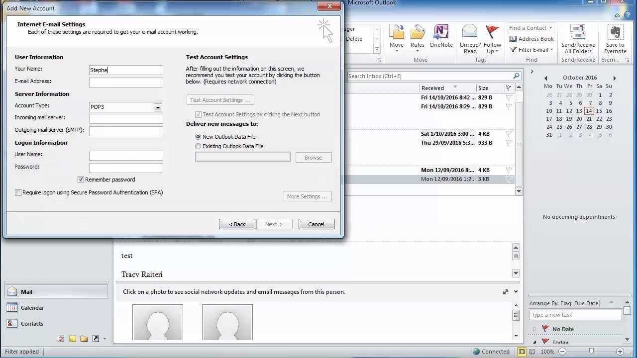 how-to-setup-domain-emails-in-outlook-youtube