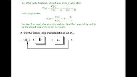 System Stability and Routh Criterion - Part 3