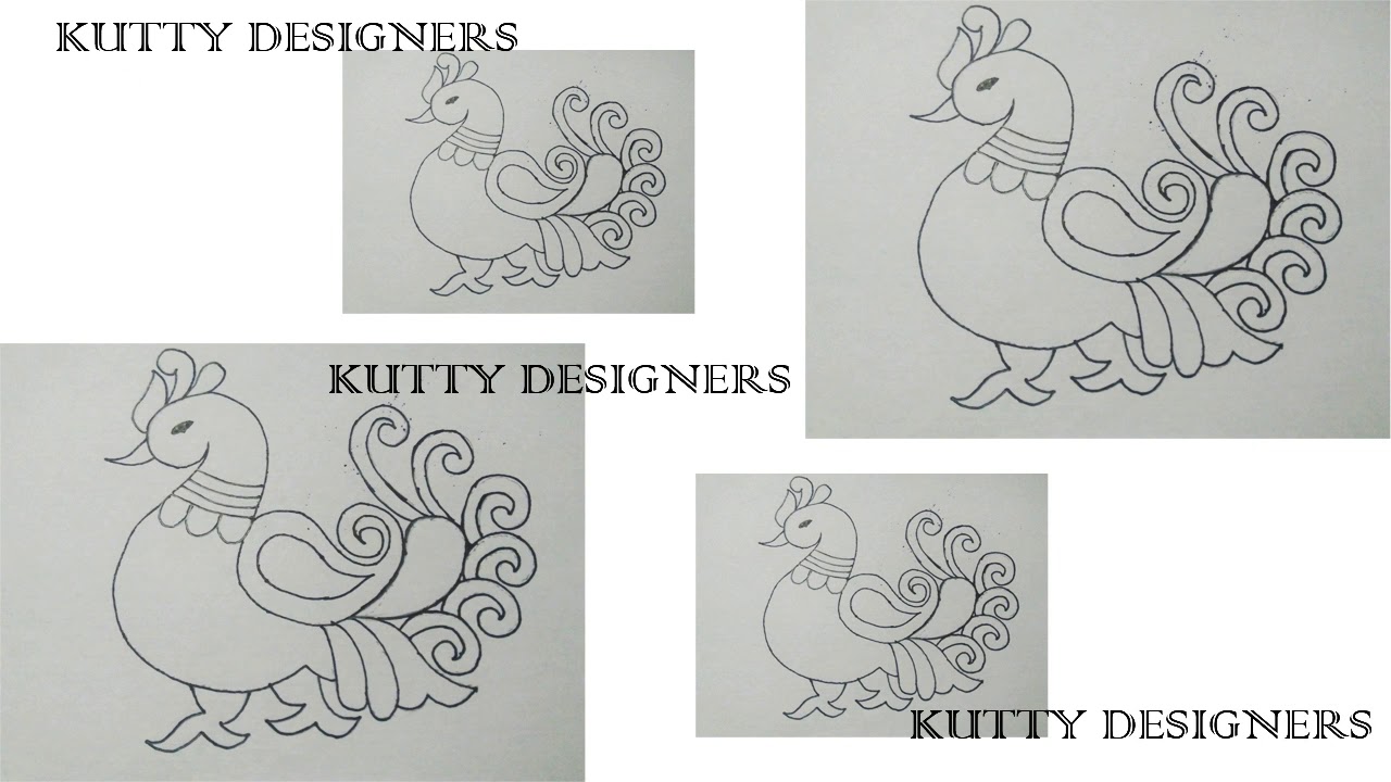 Simple aari pattern for beginners aari tracing paper design YouTube