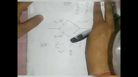 find the effective capacitance using wheat stone bridge