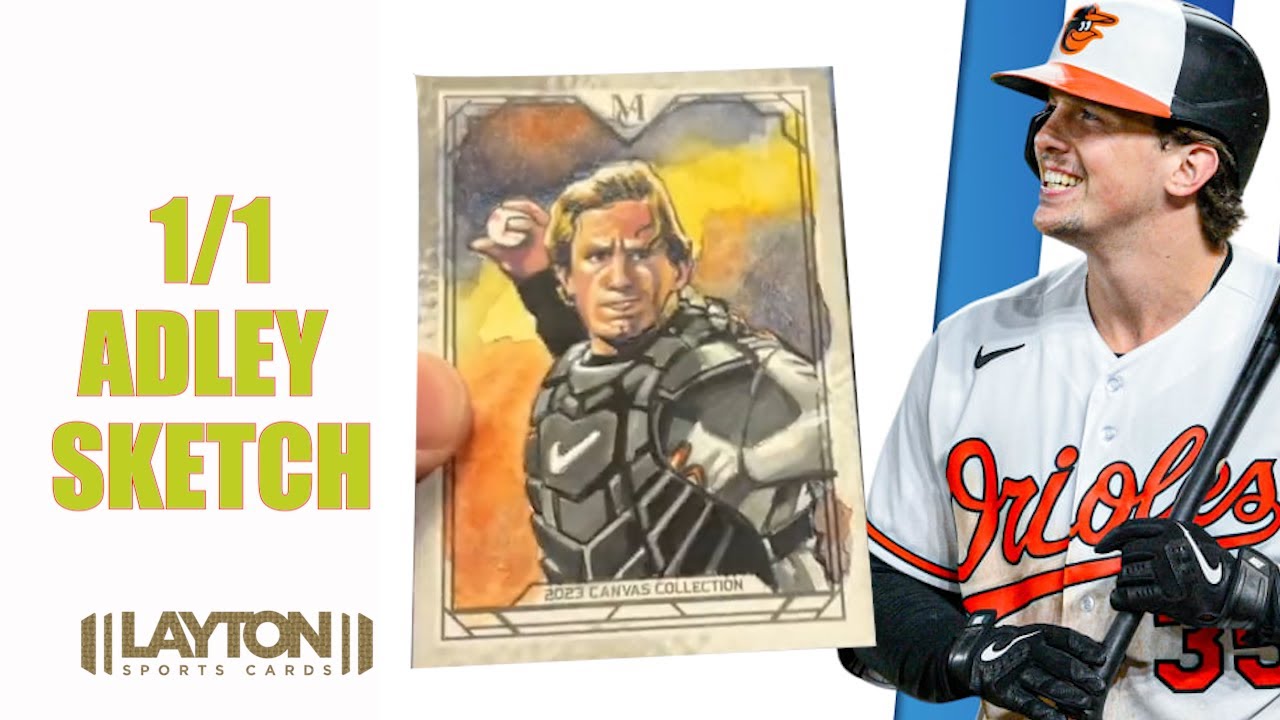 ADLEY RUTSCHMAN 1/1 SKETCH! 2023 Topps Inception & Museum Collection ...