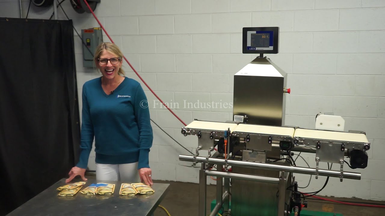 Lock Inspection Systems Checkweigher Belt CK2500 Demonstration