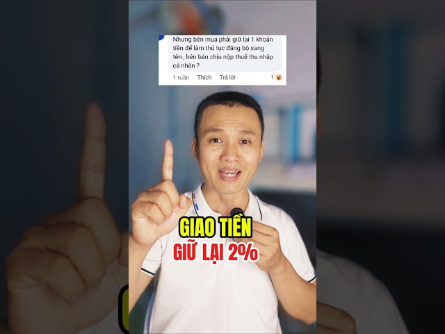 Hỏi đáp công chứng mua bán nhà đất nên giữ lại bao nhiêu để đóng thuế thu nhập cá nhân