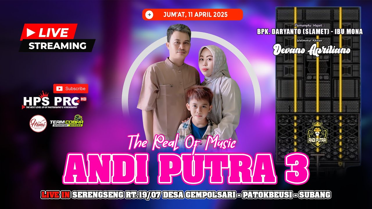 🔴LIVE NGARAK ANDI PUTRA 3 BONTOT | JUM'AT, 11 APRIL 2025 | SERENGSENG - PATOKBEUSI SUBANG