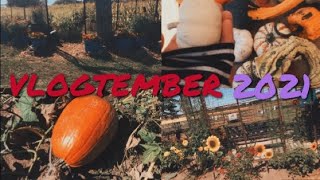 vlogtember | visiting grandma’s pumpkin patch | hailey & nathan