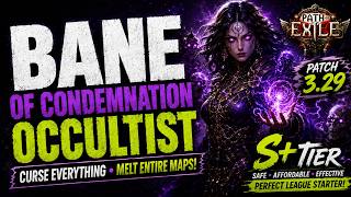 BANE OF CONDEMNATION OCCULTIST LEAGUE STARTER BUILD GUIDE | POE 1 PATCH 3.29