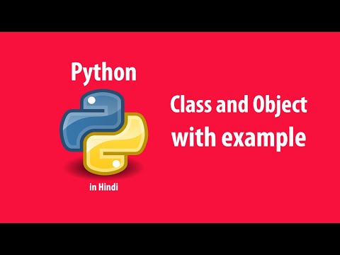 Class and object in python in Hindi