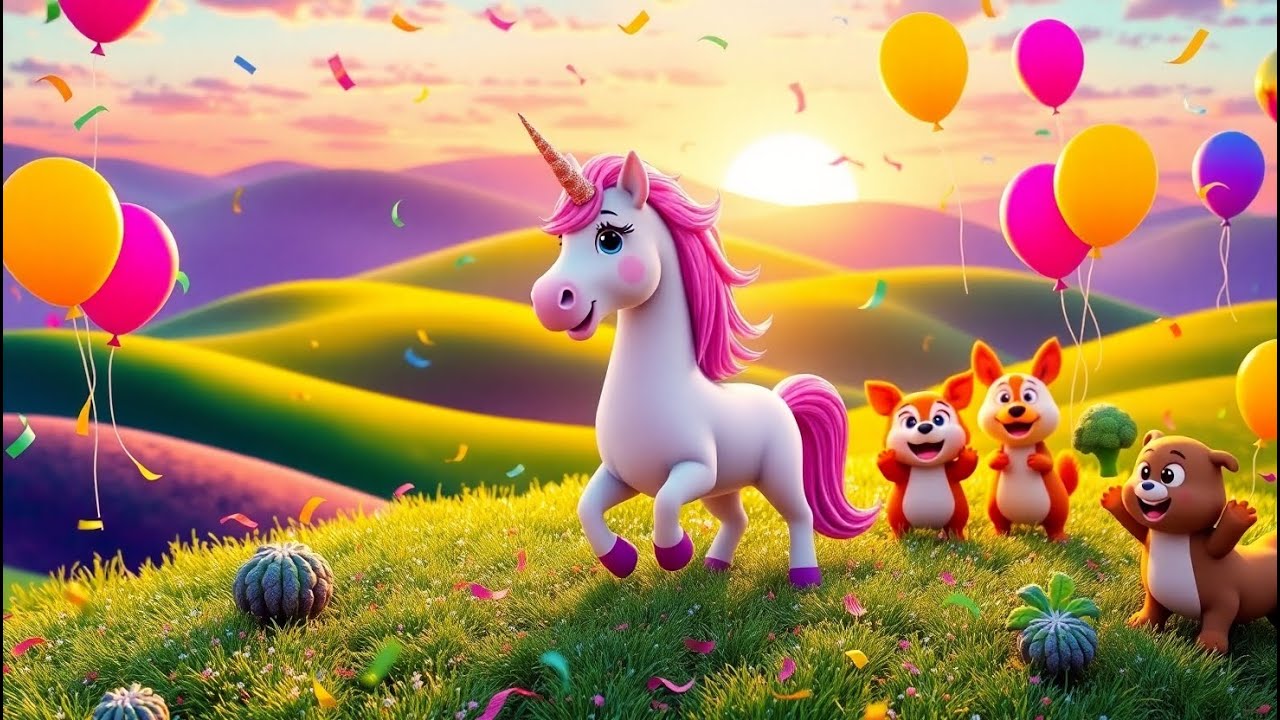 The Unicorn Who Loved Broccoli | A Funny Food Rhyme | Nursery Rhymes for Kids | Fun Sing-Along Songs