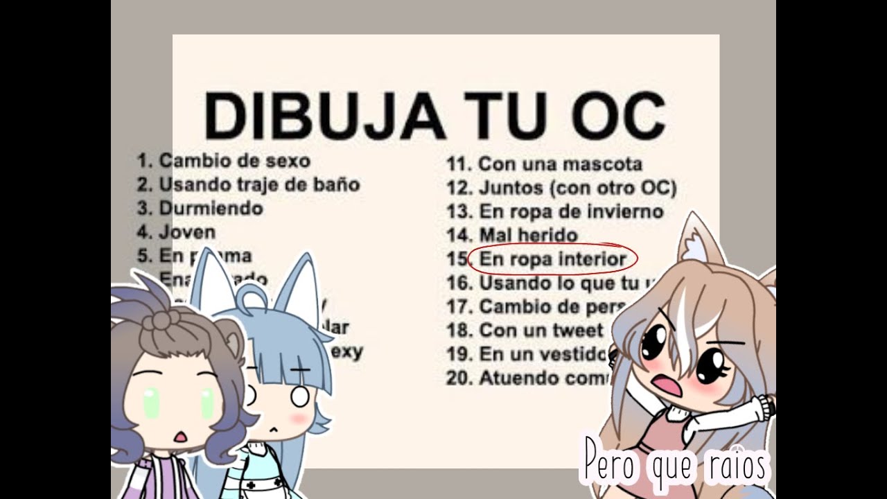Dibuja tu oc #1 Gacha life- Alice-studios. - YouTube
