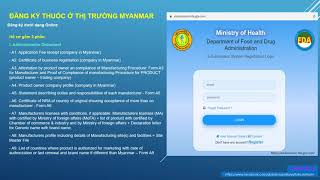 Đăng Ký Thuốc Ở Thị Trường Myanmar