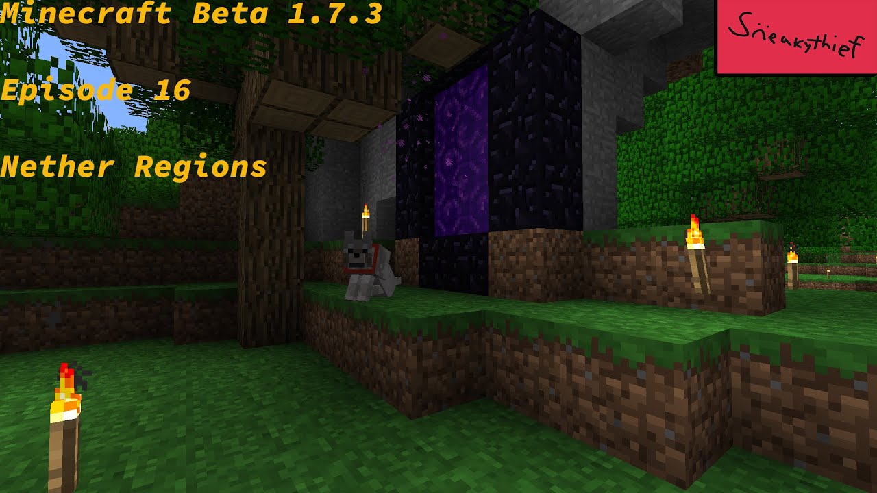 Minecraft Beta 1.7.3 Let's Play - Episode #16 Nether Regions - YouTube