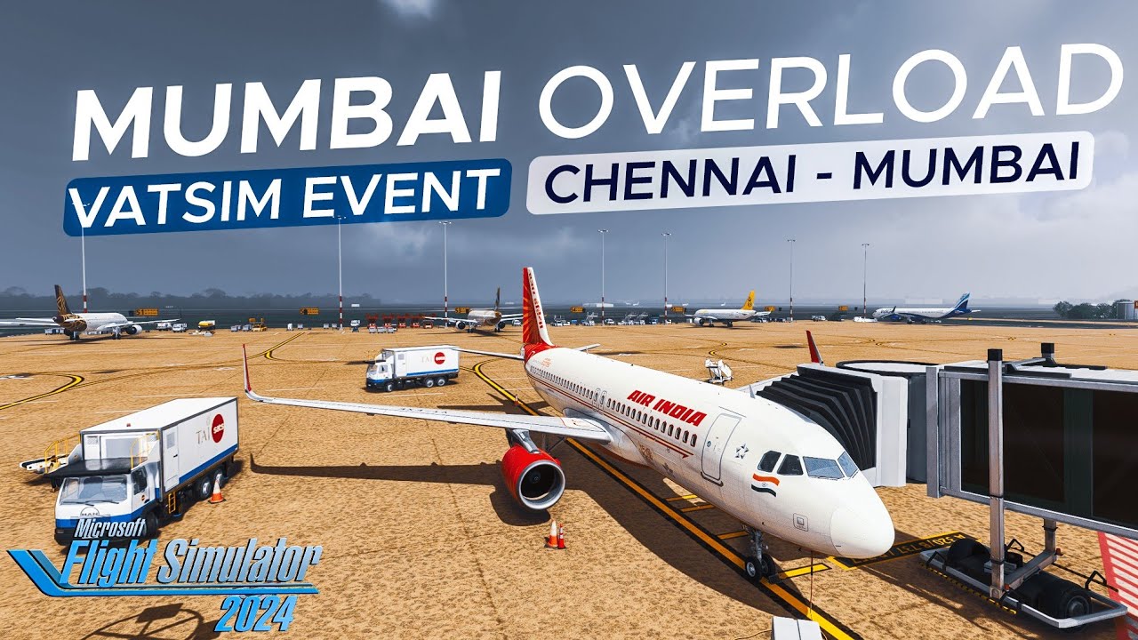 VATSIM EVENT: MUMBAI OVERLOAD ✈️ | CHENNAI - MUMBAI AIR INDIA A320 | MSFS 2024 LIVE