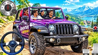 New Offroad Jeep Driving Simulators 3D) Luxury SUV 4x4 Prado Stunts Car Driver 2026 Android Gameplay screenshot 3
