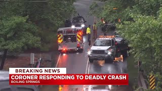 Scene of deadly crash in Boiling Springs
