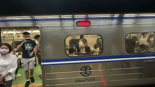 臺鐵 4208次 區間車(EMU500 IGBT仕樣) 經宜蘭線 往蘇澳 松山站 到着&發車