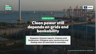 SEA Sustainability Weekly Roundup | The Green Factor | 21-25 Sep 2026