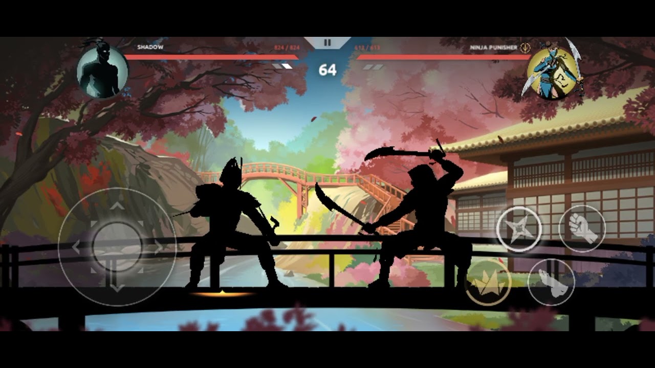 Shadow fight shades completing difficult duel and easy duel ⛩️