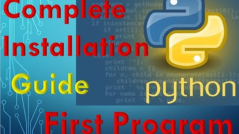 How to Install Latest Python on Windows and Write First Program Hello World