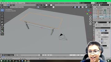 Modeling a dining table part 2