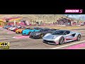 Fh5 epic drag race rimac jesko agera rs one1 chiron laferrari sian sf90 veyron valyrie