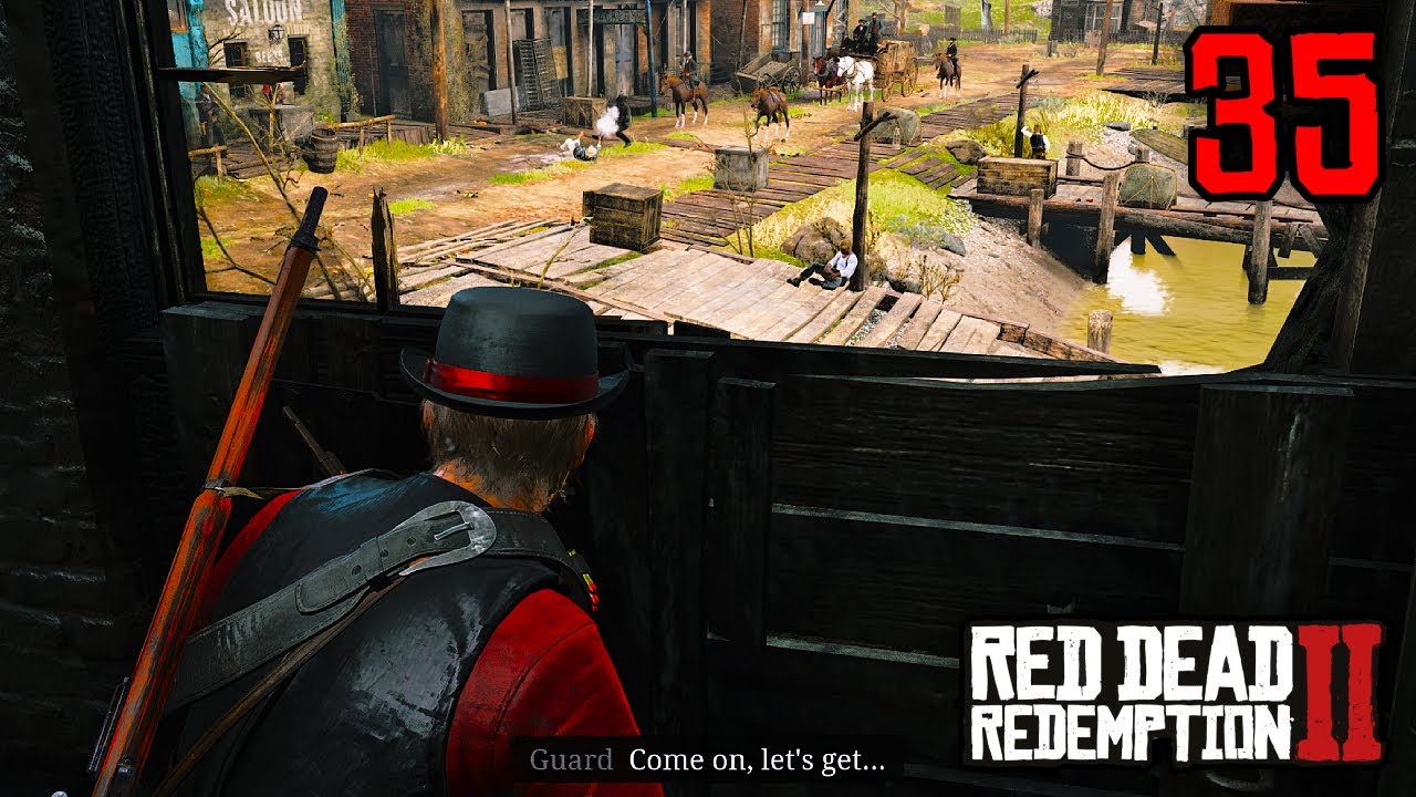 Играя в опоссума, чтобы угнать дилижанс | RED DEAD REDEMPTION 2 (часть 35)