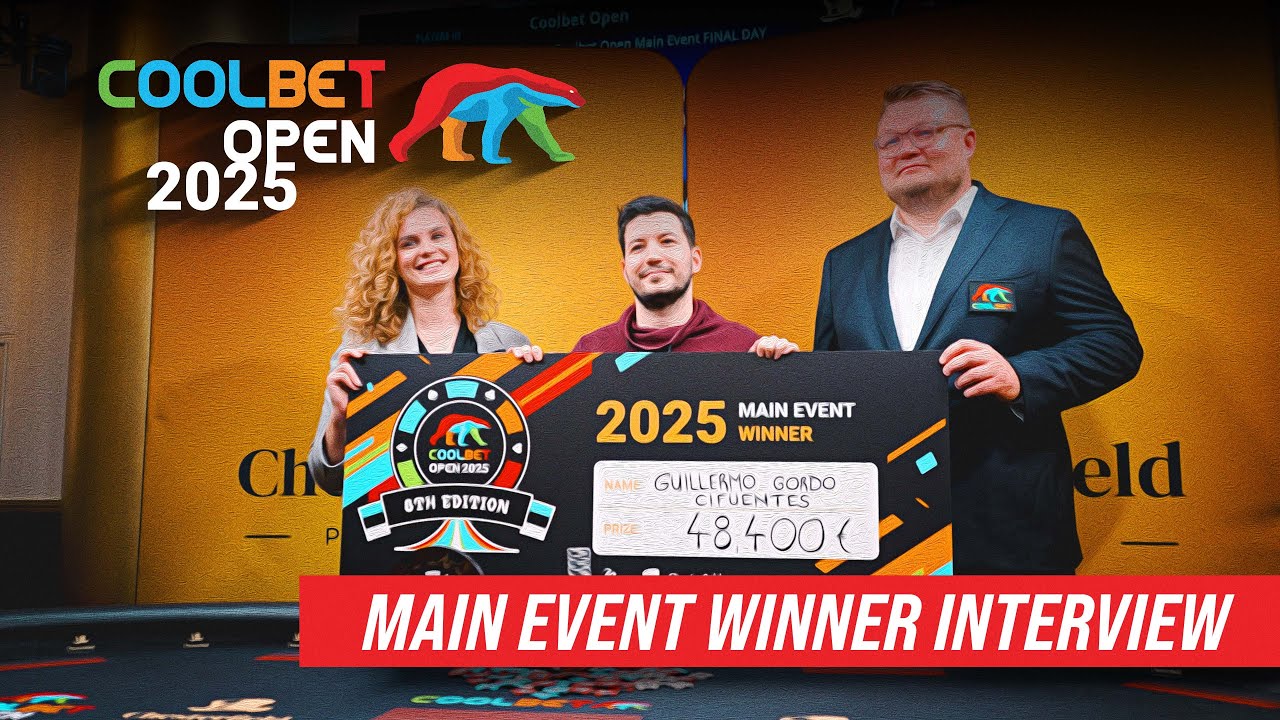 Guillermo Gordo - Winner of the Coolbet Open 2025 Main Event!