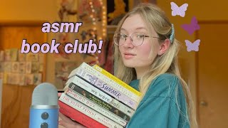 ASMR showing u my favorite books!!