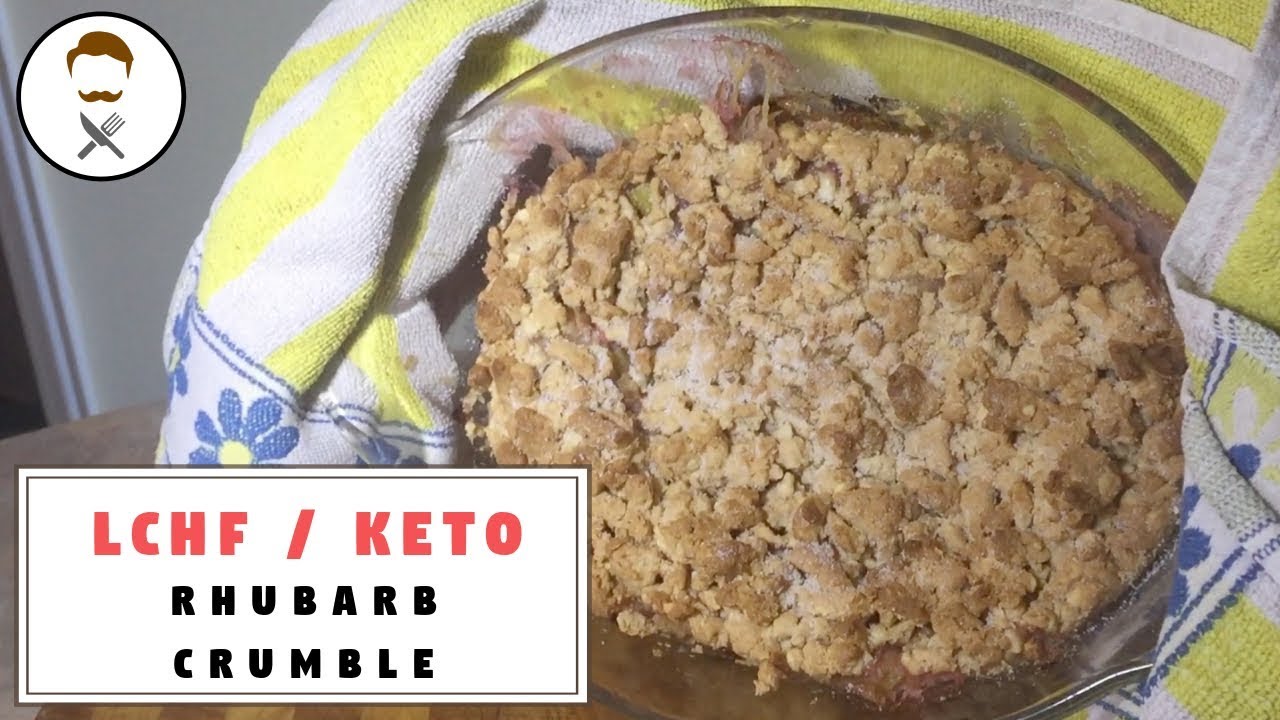 Rhubarb Crumble [NO FLOUR!] || The Keto Kitchen