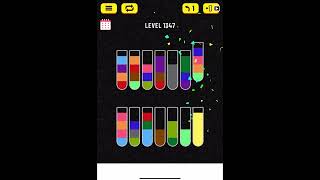 water sort puzzle level 1347