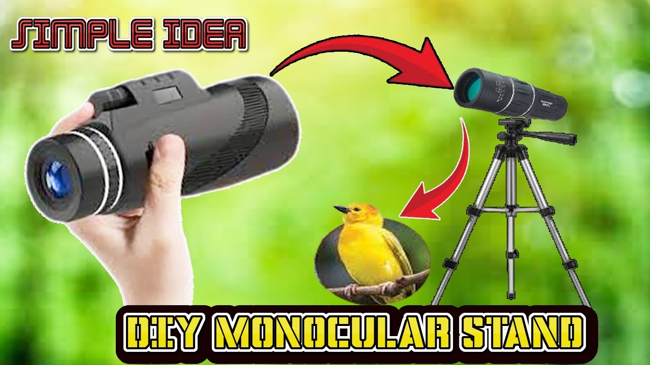 Make own | how to make Monocular holder with Tripod @POV-HM