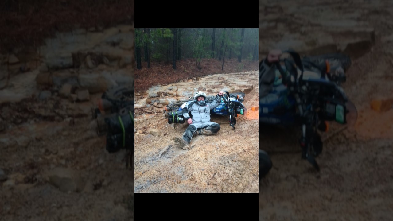 Exploring Trails in Arkansas on Adventure Motorcycls - YouTube