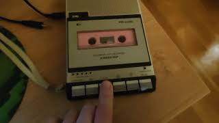 reading data from an audio cassette