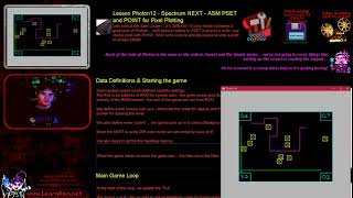 Lesson Photon12 - Spectrum NEXT - ASM PSET and POINT for Pixel Plotting