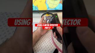 Can a metal detector find hits in Pokémon packs? 🤯⚡#pokemoncards #pokemon #pokemontcg #tcg #pikachu